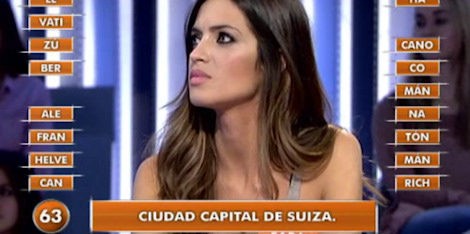 Sara Carbonero en 'Pasapalabra'
