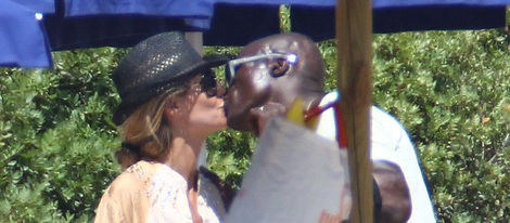 Heidi Klum y Seal durante sus vacaciones de verano