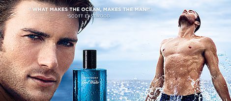 Cartel publicitario de Davidoff 'Cool Water'