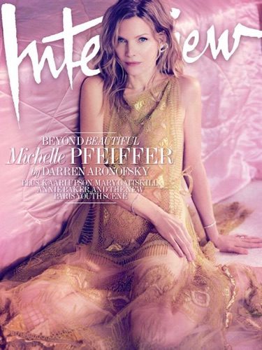 Michelle Pfeiffer en la portada de Interview