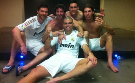 Vestuario del Real Madri