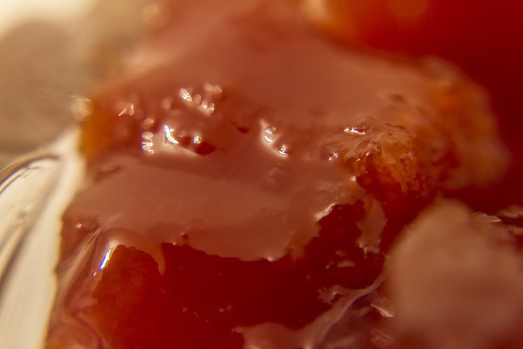 El dulce de membrillo se sirve como un postre muy dulzón