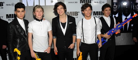 El grupo One Direction en la premiere de 'Men In Black 3' en Nueva York