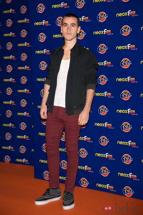 Alex Monner en los Neox Fan Awards 2012