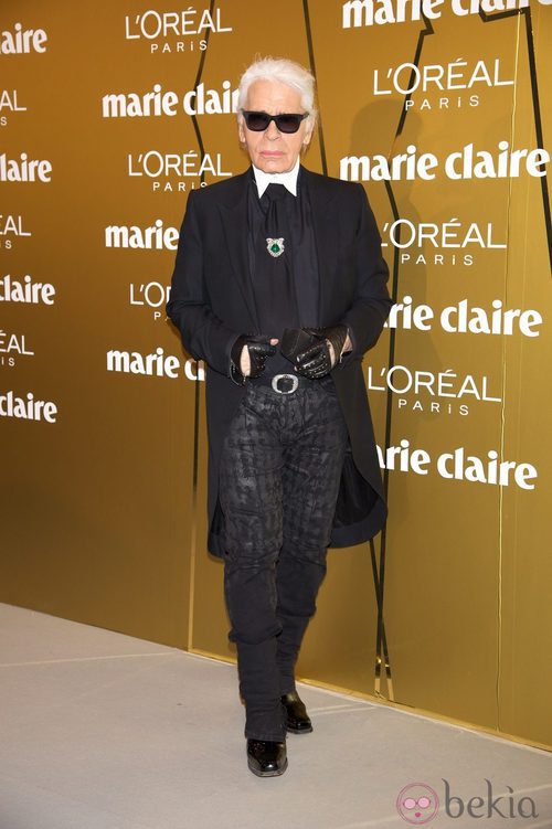 Karl Lagerfeld en los Premios Prix de la Moda de Marie Claire 2012