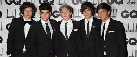 One Direction en los Premios GQ Hombre del año 2011