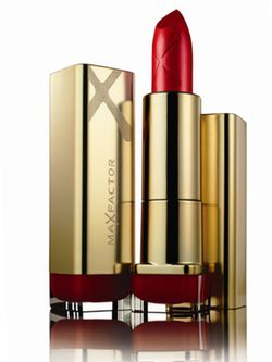 Pintalabios color rojo de la marca Max Factor