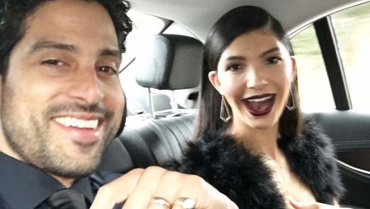 Adam Rodriguez y Grace Gail en 2017/ Foto: Instagram