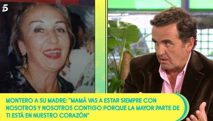 Antonio Montero recordando a su madre|Foto: telecinco.es