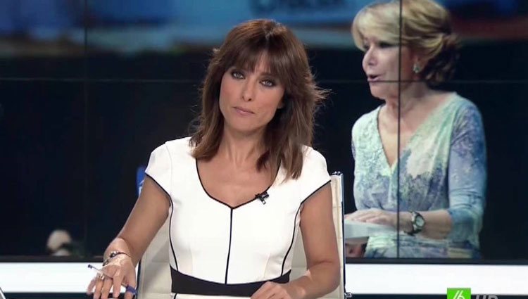 Helena Resano en los informativos de La Sexta