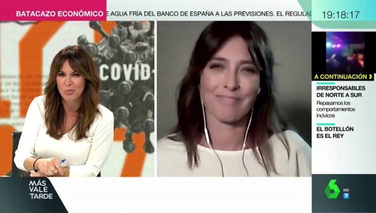 Helena Resnao hablando de la salud de su hija en La Sexta