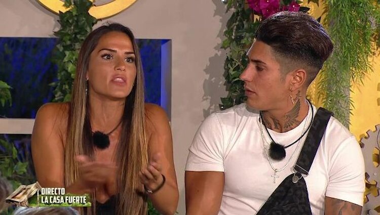Ferre y Cristina concursando en 'La casa fuerte' | Foto: Telecinco.es