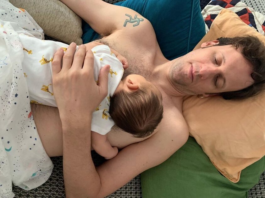 Edu Soto con su hijo Imel/ Foto: Instagram