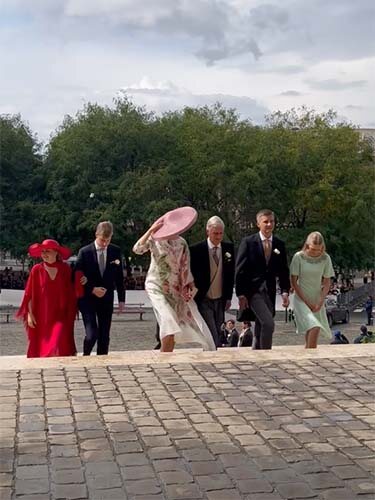La Familia Real Belga a su llegada a la Catedral de San Miguel y Santa Gúdula / Foto: Belgian Royal Palace