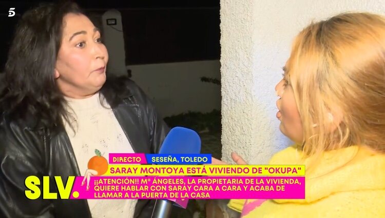Saray Montoya se enfrenta a su casera, Mª Ángeles | Foto: Telecinco