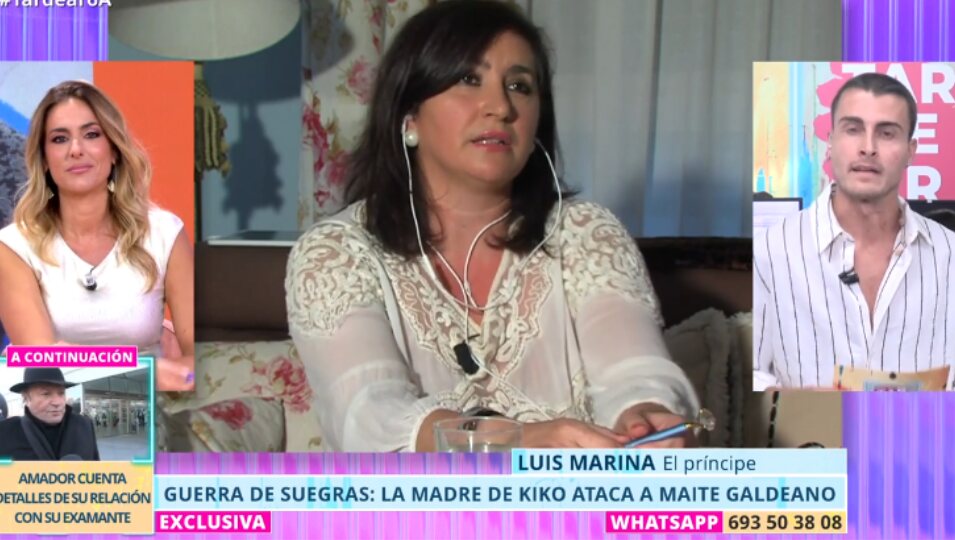 Carmina, Madre de Kiko Jiménez ataca a la familia Suescun | Foto: Telecinco.es
