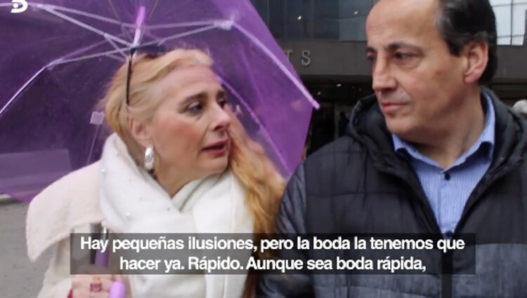 Fresita explicando que ya no va a poder celebrar la boda de sus sueños/ Foto: Telecinco