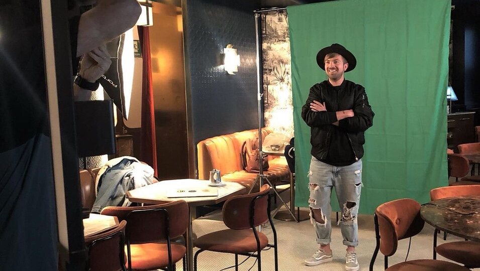 Pablo Pedraza durante una sesión de fotos | Instagram