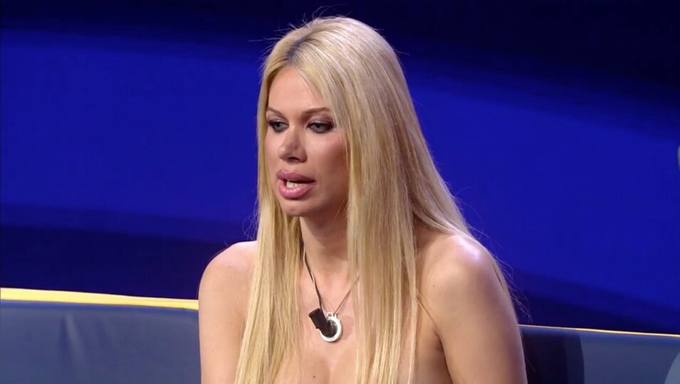 Vanessa responde en plató a las palabras de Sergio/Foto: telecinco.es