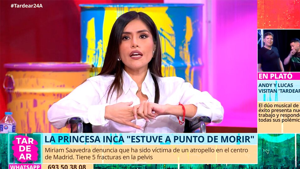 Miriam Saavedra reaparece en 'Tardear' tras su trágico accidente | telecinco.es