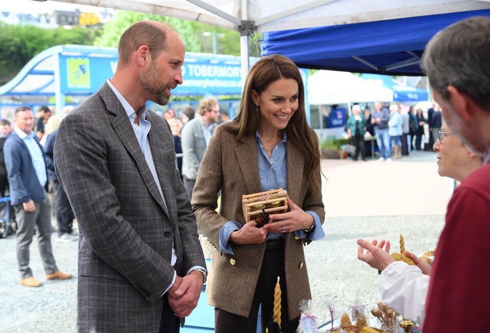 Guillermo y Kate en un mercado artesanal | Kensington Royal