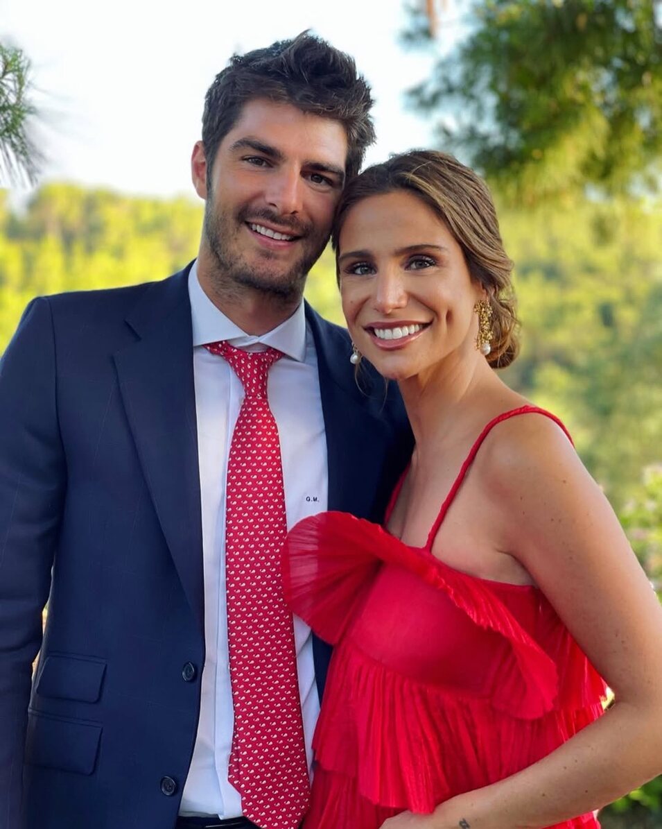 Lucía Villalón y su marido Gonzalo Melero | Instagram