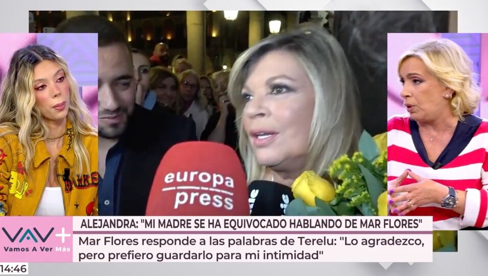 Alejandra y Carmen hablan de la entrevista | Foto: telecinco.es