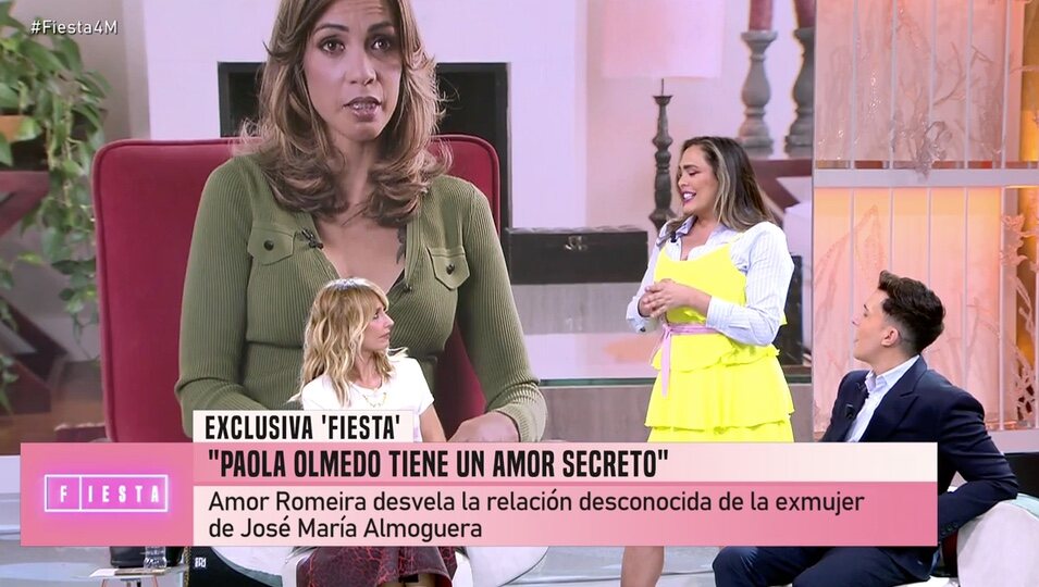 Amor Romeira desvela el secreto de Paola Olmedo antes de su regreso a televisión l Foto: Telecinco.es
