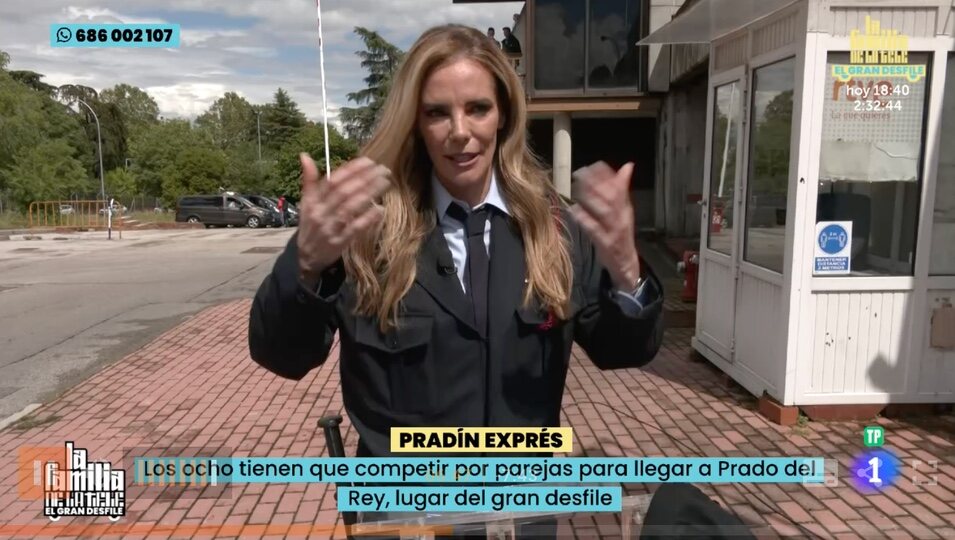 Paula Vázquez en el 'Pradín Express' | Foto: RTVE