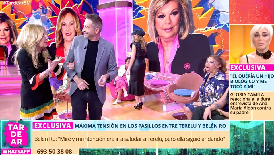 Belén Ro explica en 'Tardear' cómo fue su encontronazo con Terelu en las instalaciones de Mediaset | telecinco.es