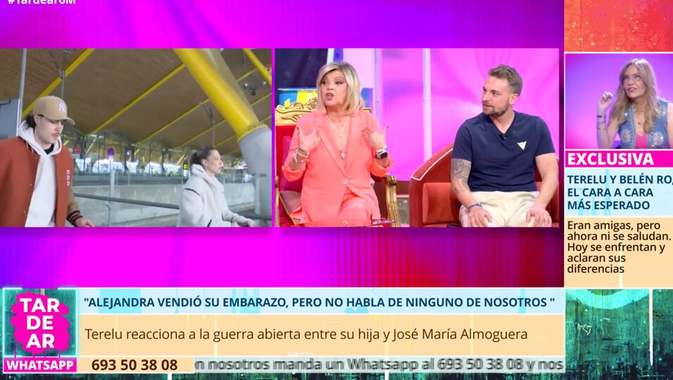 Terelu Campos se enfrenta a las críticas de Lequio, en 'Tardear'