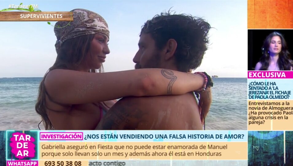 La reunión apasionada de Manuel y Gabriela en Honduras l Foto: Telecinco.es