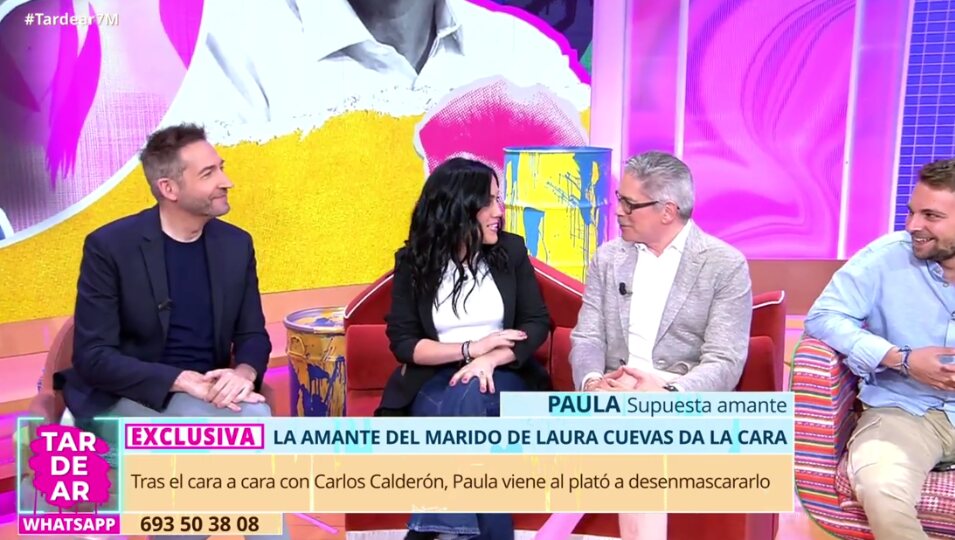 La amante de Carlos se encontró con Laura Cuevas l Foto: </p><p>Telecinco.es