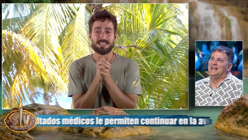 La emoción de Joshua al hablar con su padre antes de conocer su parte médico | telecinco.es