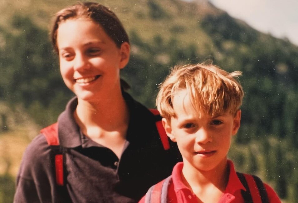 Kate y James Middleton cuando eran pequeños