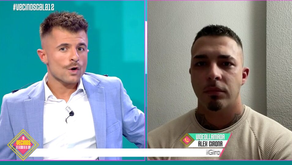 Gabriella y Álex Girona, cara a cara en 'Los residentes de la casa de al lado' | Telecinco.es