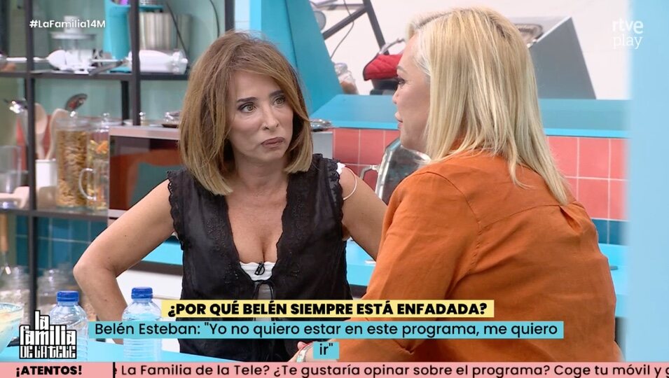María Patiño habla con Belén Esteban | Foto: RTVE