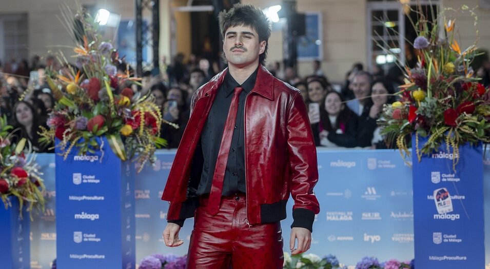 Martin Urrutia en la presentación de 'Mariliendre' en el Festival de Málaga 2025