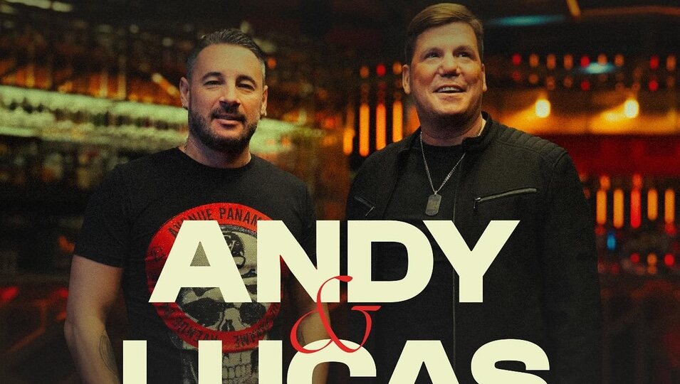 Andy y Lucas en el cartel de sus conciertos | Instagram