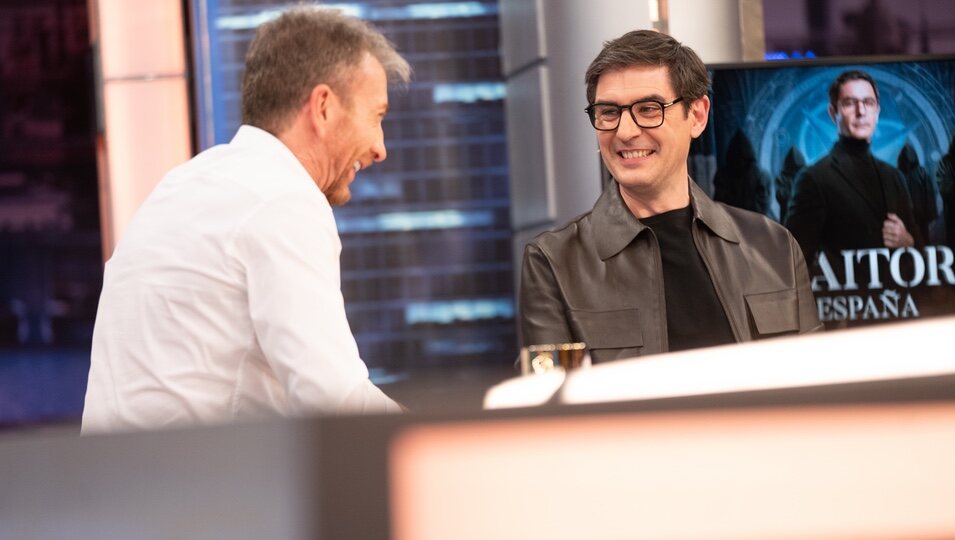 Pablo Motos y Juanra Bonet en 'El Hormiguero'