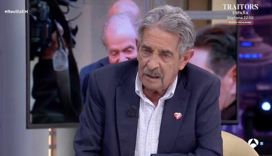 Miguel Ángel Revilla, muy decepcionado con el Rey Juan Carlos