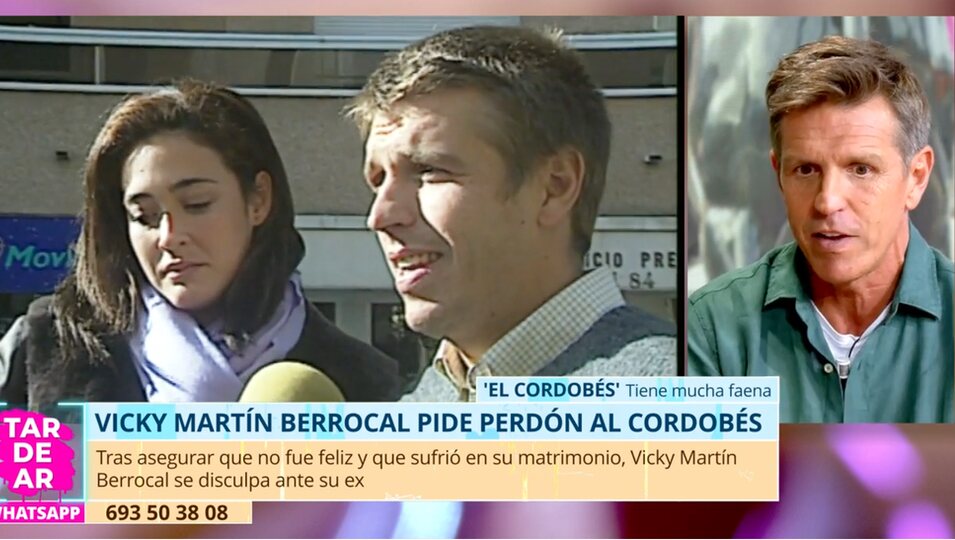 'El Cordobés' responde a las disculpas de Vicky Martín Berrocal por sus polémicas palabras | telecinco.es