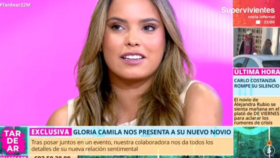 Gloria Camila confirma su relación con Álvaro García l Foto: Telecinco.es