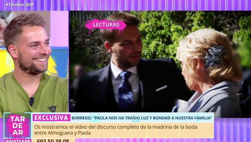 Sale a la luz el discurso de boda de Carmen Borrego l Foto: Telecinco.es