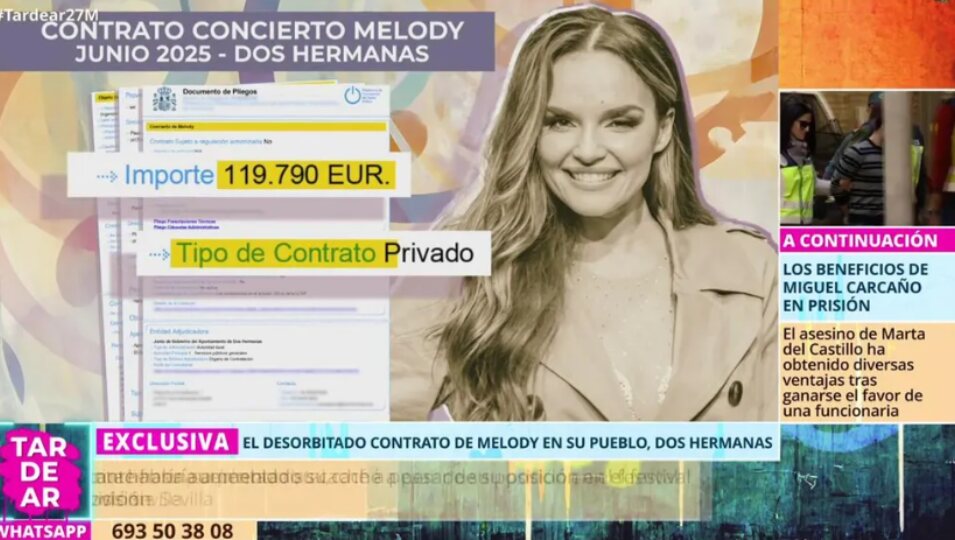 Melody estaría monetizando su paso por Eurovisión l Foto: Telecinco.es