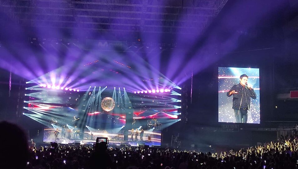 Así estaba el Movistar Arena con Chayanne