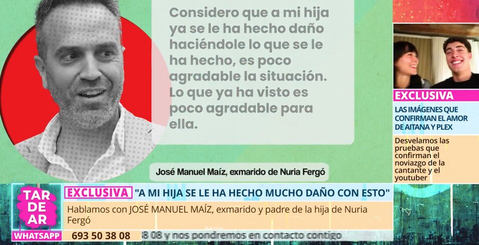 Leticia Requejo habla con José Manuel Maíz, exmarido de Nuria Fergó | telecinco.es