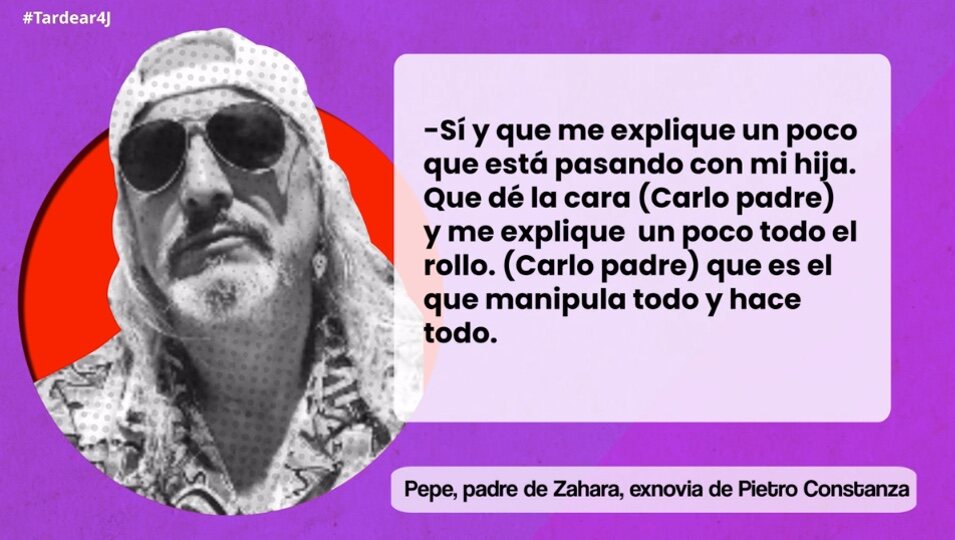El padre del ex parcial de Pietro Costanzia l Photo habla l Foto: Telecinco.es