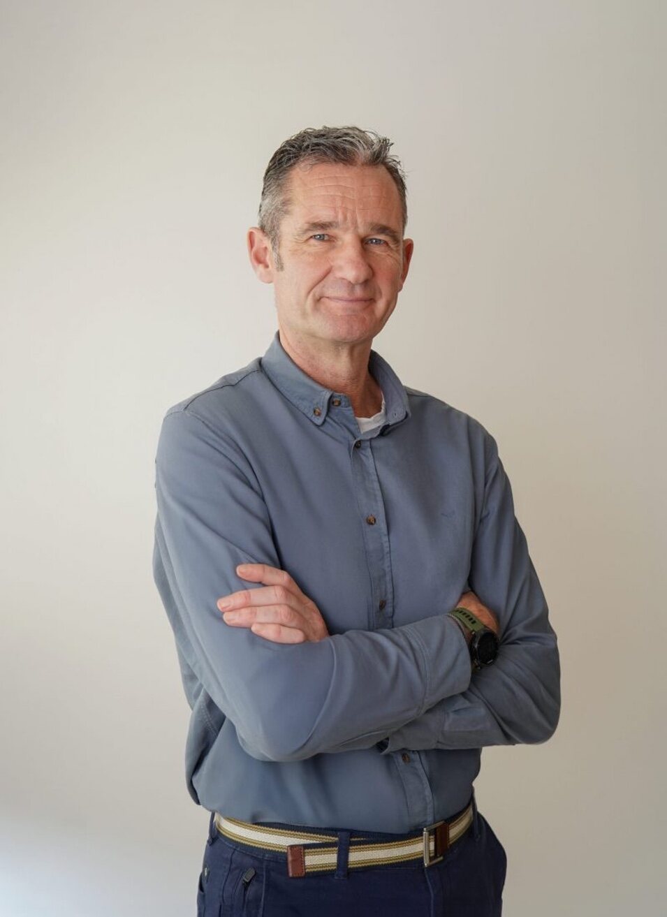 Iñaki Urdangarin en la foto de su nuevo trabajo