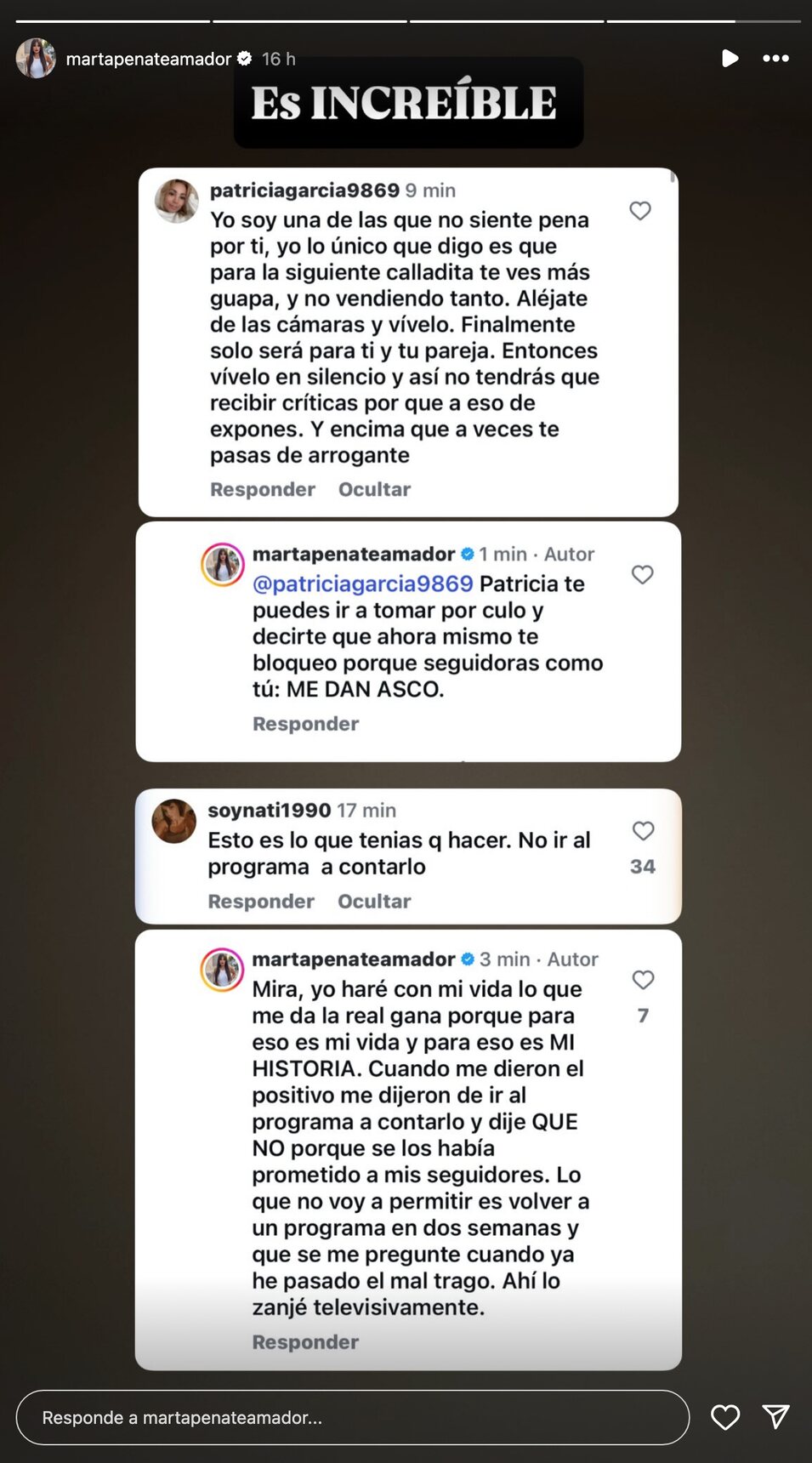 Marta Peñate responde a sus haters | Instagram